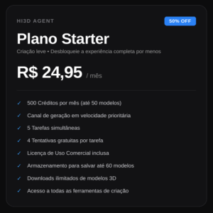Plano Starter – Criação Leve